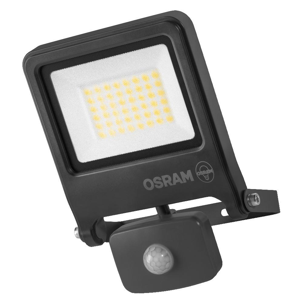 30W LED prožektorius ENDURA, tamsiai pilkas, 3000K, su judesio davikliu, IP44