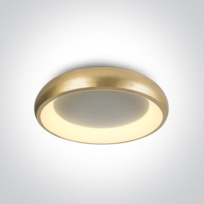 30W LED vidaus plafonas, šlifuoto aukso sp., 2700/3000/4000K, dimeriuojamas, 62134N/BGL/V