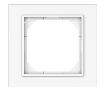 Rėmelis QUADRUM QR 1000, 1 vietos, baltas