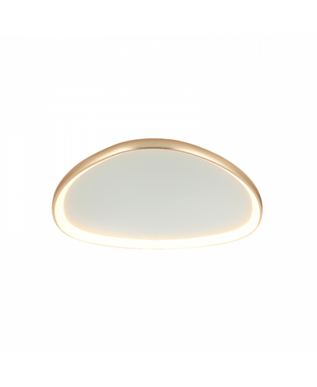 32W LED lubinis šviestuvas, matinės aukso sp., 3000K, dimeriuojamas, 23088