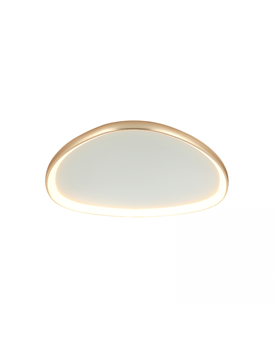 32W LED lubinis šviestuvas, matinės aukso sp., 3000K, dimeriuojamas, 23088