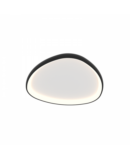 32W LED lubinis šviestuvas, matinės juodos sp., 3000K, dimeriuojamas, 23087