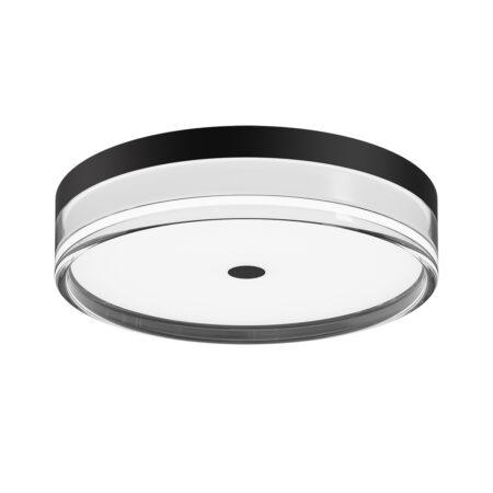 32W LED lubinis šviestuvas MOLINO, juodos sp./skaidrus, 3000/4000/6000K, IP40
