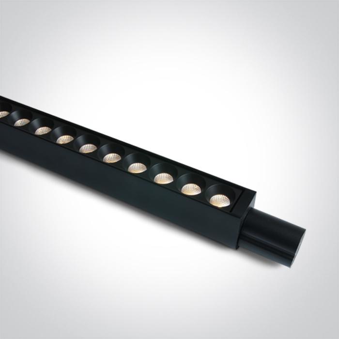 32W LED šviestuvas į magnetines sistemas P&P, juodas, 3000/4000K, 48V, 50°, DALI, 42112PCL/B/V