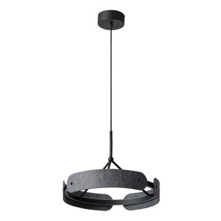 33W LED pakabinamas šviestuvas CURVE, tamsiai pilkas, 3000K