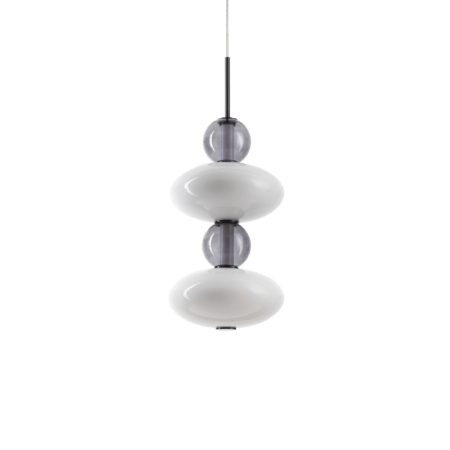 34W LED pakabinamas šviestuvas LUMIERE, baltos/juodos sp., 3000K, 314167