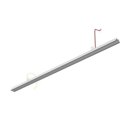 19/24/29/34W LED šviestuvas - modulis į linijinę sistemą OFFICE LINEAR, 3000/4000K, 60°, UGR19