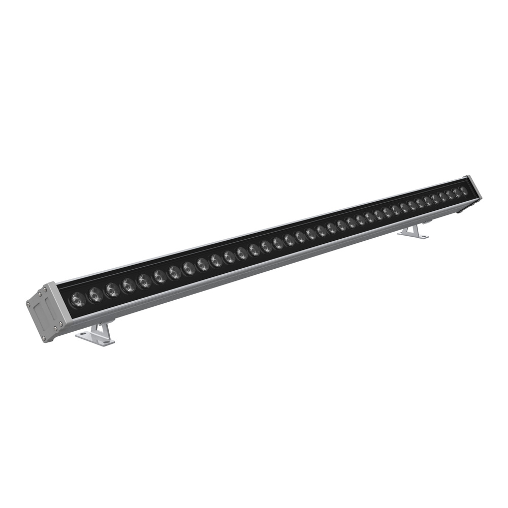 36W LED linijinis fasado šviestuvas WALLWASHER, aliuminio sp., 3000K, 45°, 1000mm, IP66