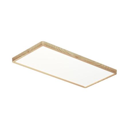 36W LED lubinis šviestuvas OLBIS, medžio/baltos sp., 2800/4000/6000K, IP44