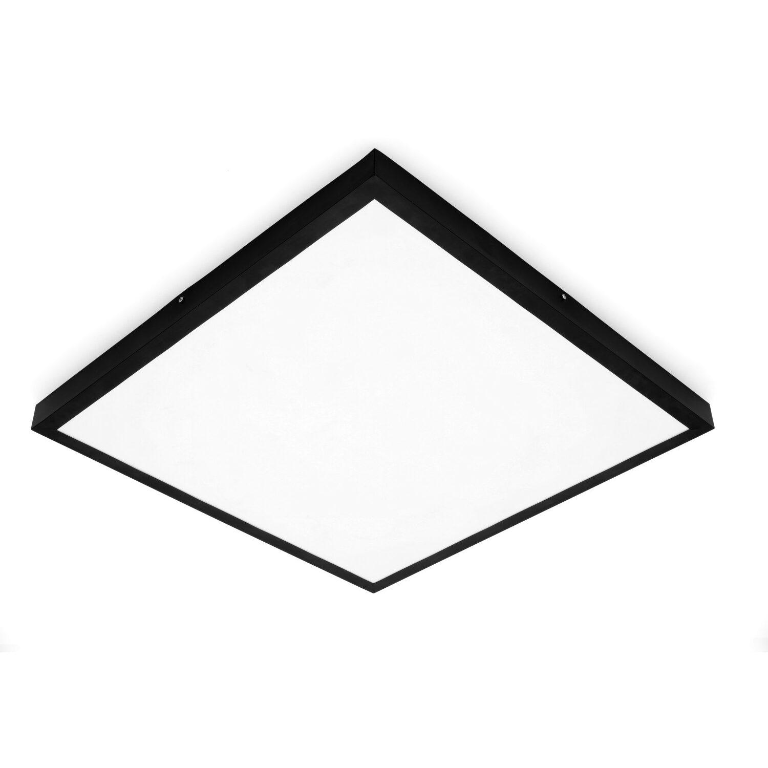 36W LED paviršinė/įleidžiama panelė BRISBANE PREMIUM, juoda, 4000K - Image 3