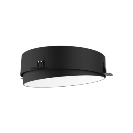 36W LED užglaistomas šviestuvas, juodas, 2700/3200/4000K, DALI, 25212