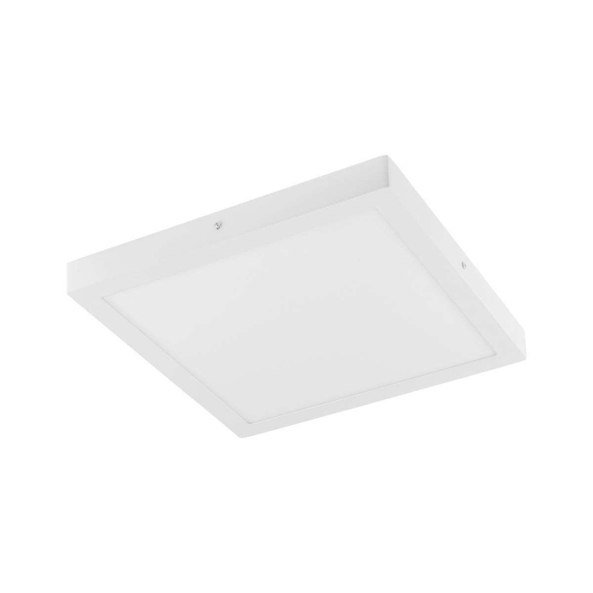 37W LED lubinis šviestuvas GLISSY SQUARE, matinės baltos sp., 3000K
