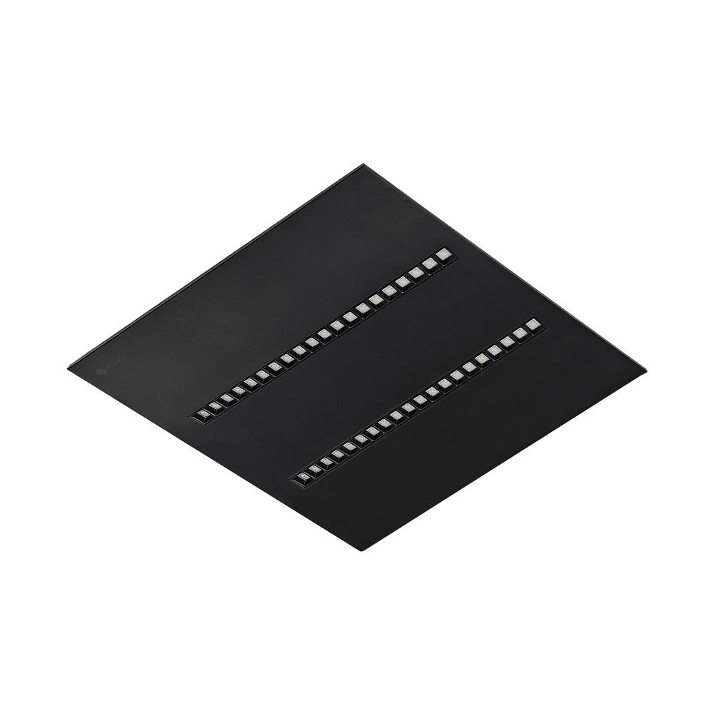 38/34/29/24W LED panelė PANEL INDIVILED GEN 2, juoda, 4000K, 90°, DALI2, 595x595mm, UGR19