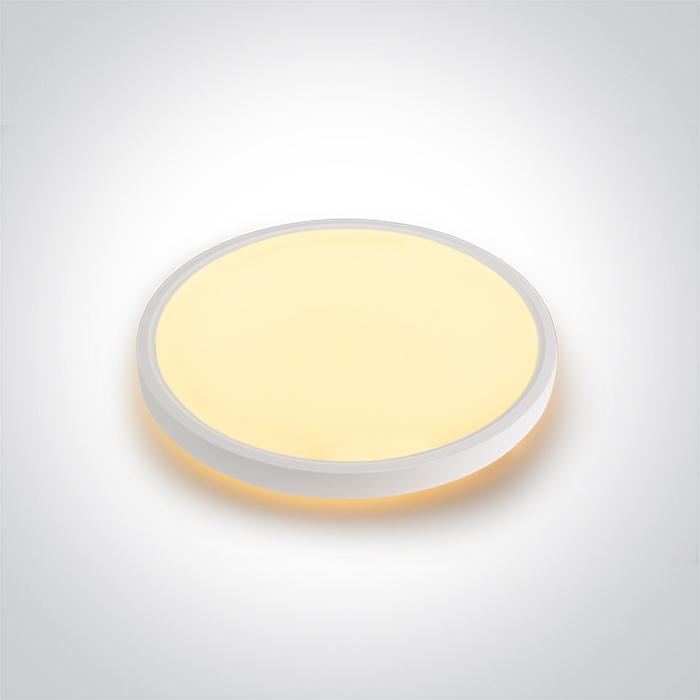 38+4W LED paviršinis šviestuvas, baltos sp., 2700/3200/4000K, 500mm, šviečia į viršų ir į apačią, 62002C/W/V