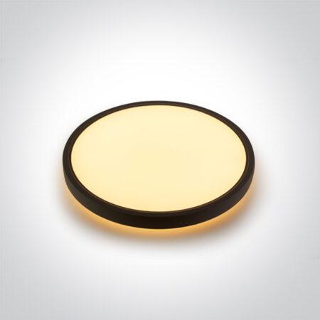 38+4W LED paviršinis šviestuvas, juodos sp., 2700/3200/4000K, 500mm, šviečia į viršų ir į apačią, 62002C/B/V