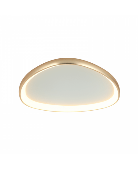 39W LED lubinis šviestuvas, matinės aukso sp., 3000K, dimeriuojamas, 23091