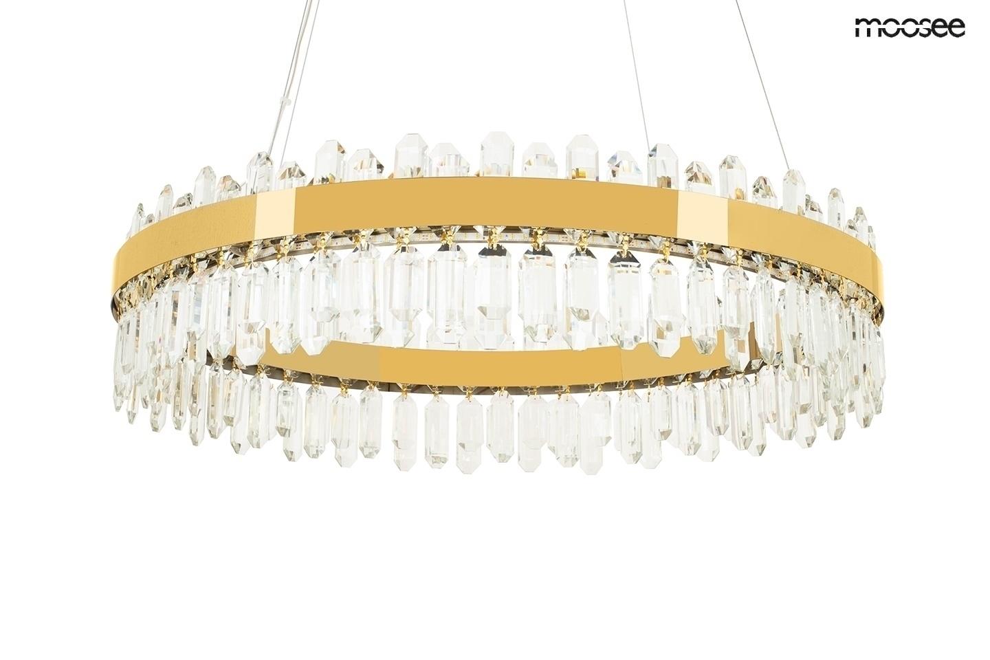 39W LED pakabinamas šviestuvas AMIRA 100, aukso sp., 3000K