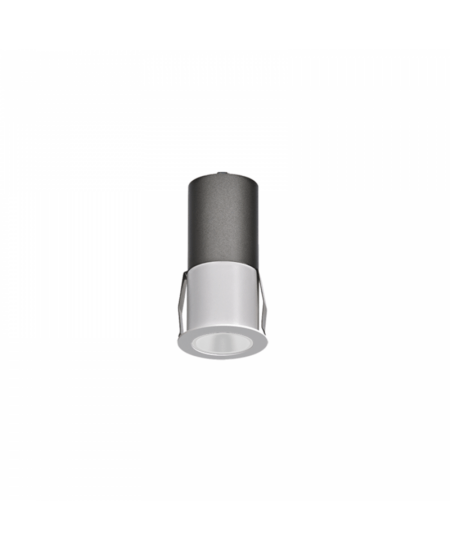 3W LED įleidžiamas šviestuvas, matinės baltos sp., 2700K, S182