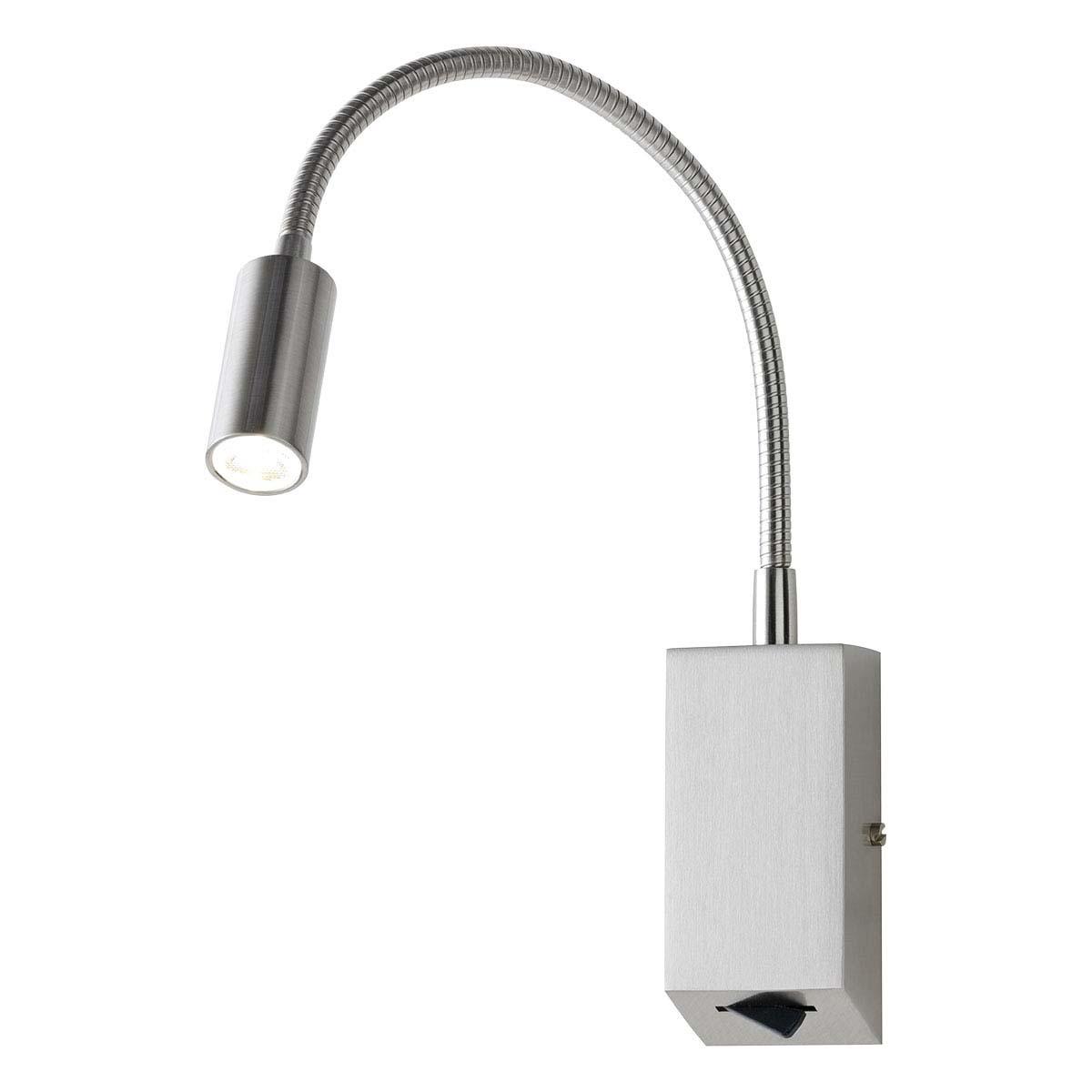 3W LED sieninis šviestuvas HELLO, nikelio sp., 3000K, 01-1195