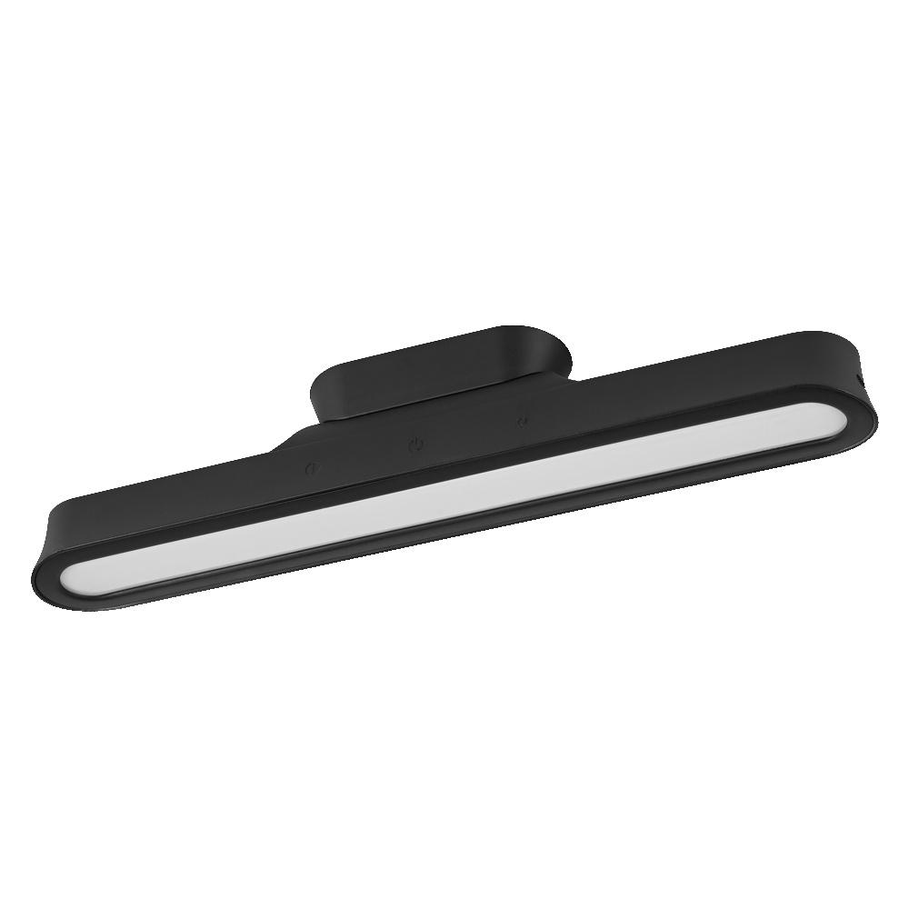 4,2W LED paviršinis šviestuvas LINEARLED MOBILE, juodas, 3000/4000/6500K, dimeriuojamas, su baterija