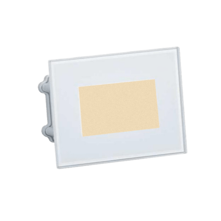 4,5W LED įleidžiamo montavimo sieninis šviestuvas NURA, blizgios baltos sp., 2700/3000/4000K, IP65, E4038070BB