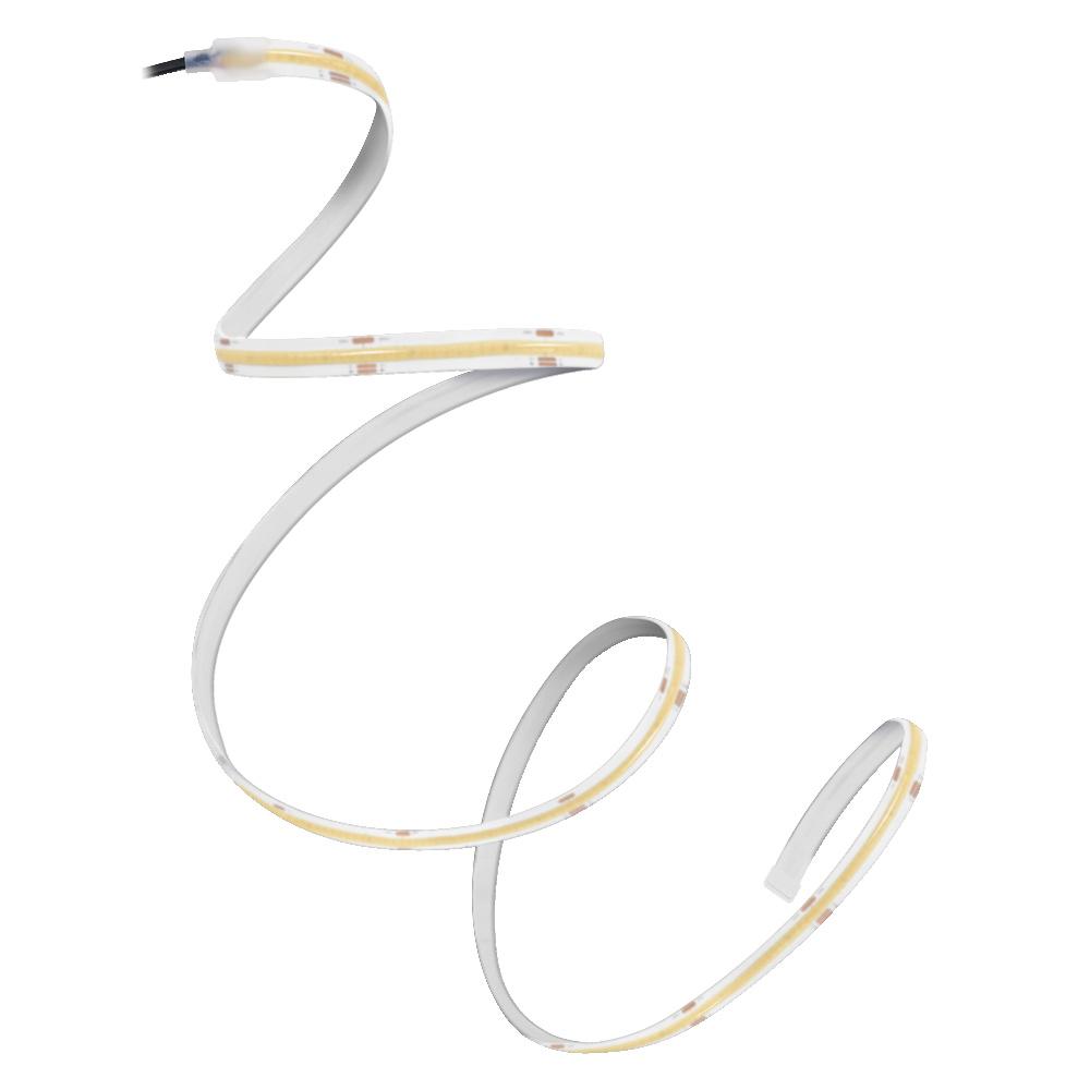 4,8W/m LED COB juosta, 3000K, IP44, 5m