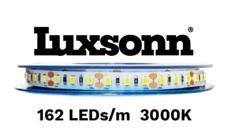 4,8W/m LED juosta LUXSONN, 162 LED/m, 3000K, 12V, 5m ritė