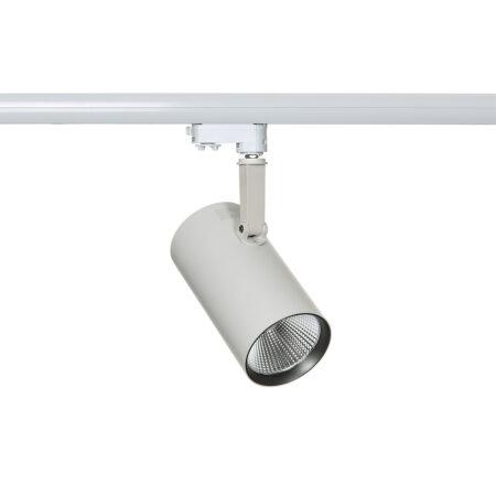 40W LED akcentinis vienfazis šviestuvas RUSSO L, baltos/juodos sp., 3000K