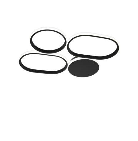 40W LED lubinis šviestuvas VICTOR, juodas, 3000K, 4348100
