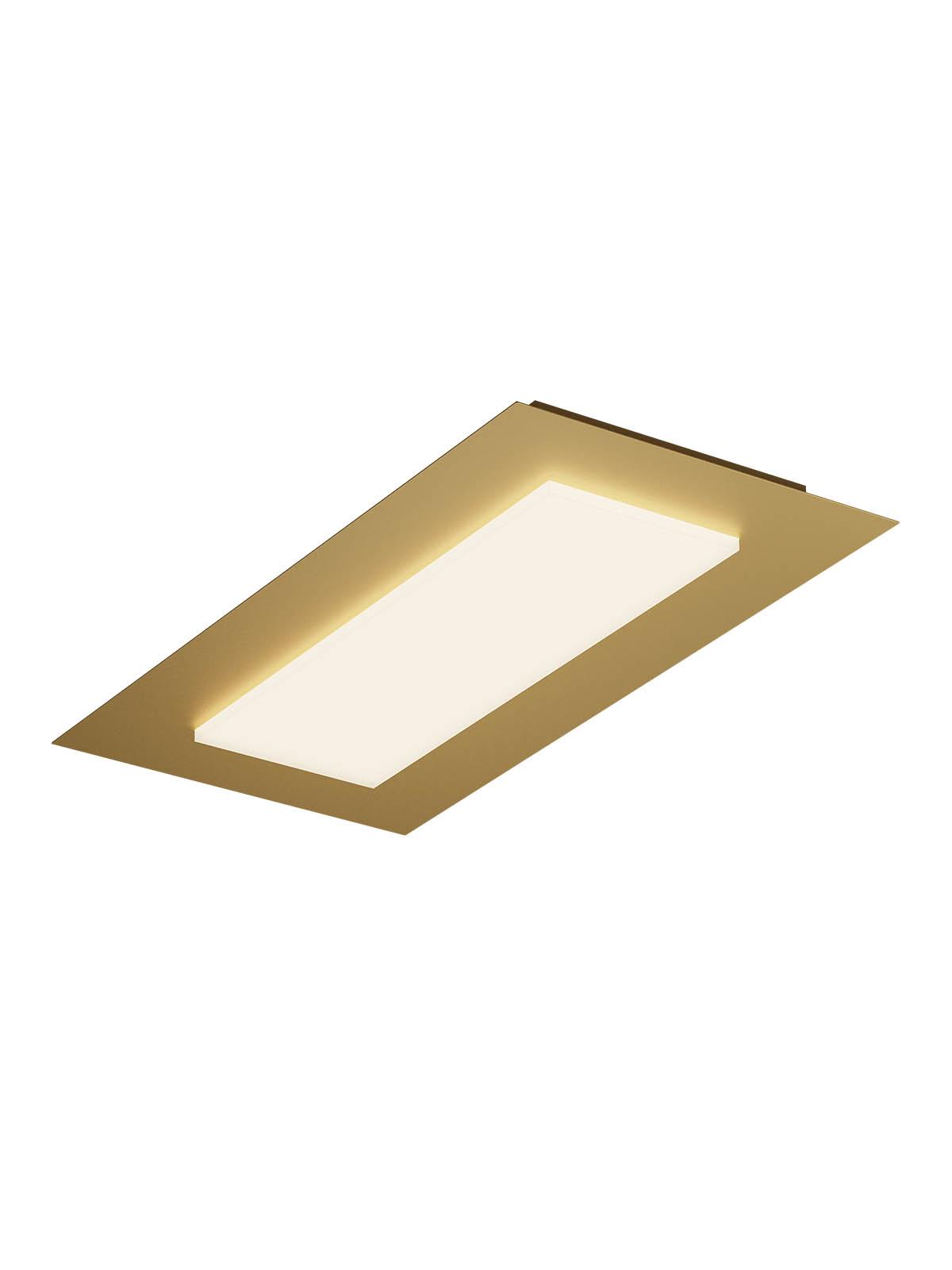 40W LED paviršinis šviestuvas TATAMI, matinės aukso sp., 3000/4000/6500K - Image 6