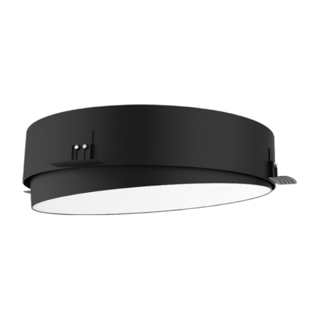 42W LED užglaistomas šviestuvas, juodas, 2700/3200/4000K, DALI, 25214