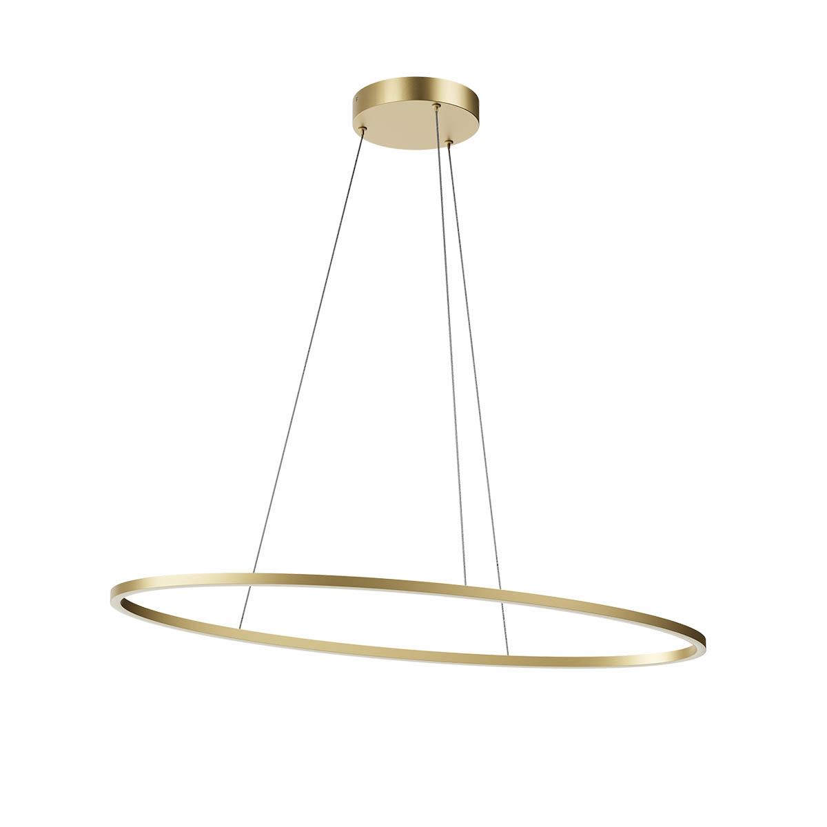 43W LED pakabinamas šviestuvas LEO, bronzos sp., 3000/4000K, dimeriuojamas, 01-3338 - Image 3