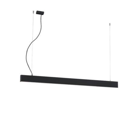 44W LED pakabinamas linijinis šviestuvas SASA, juodas, 4000K, DALI, 1700mm, 3917-00170-4-B-P-D3