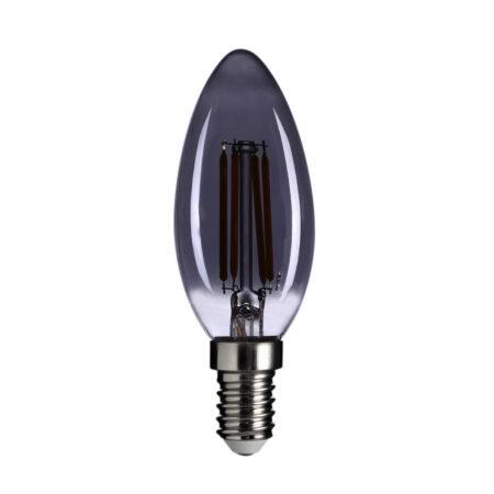 4W LED lemputė, E14, dūmų sp., 2200K, dimeriuojama