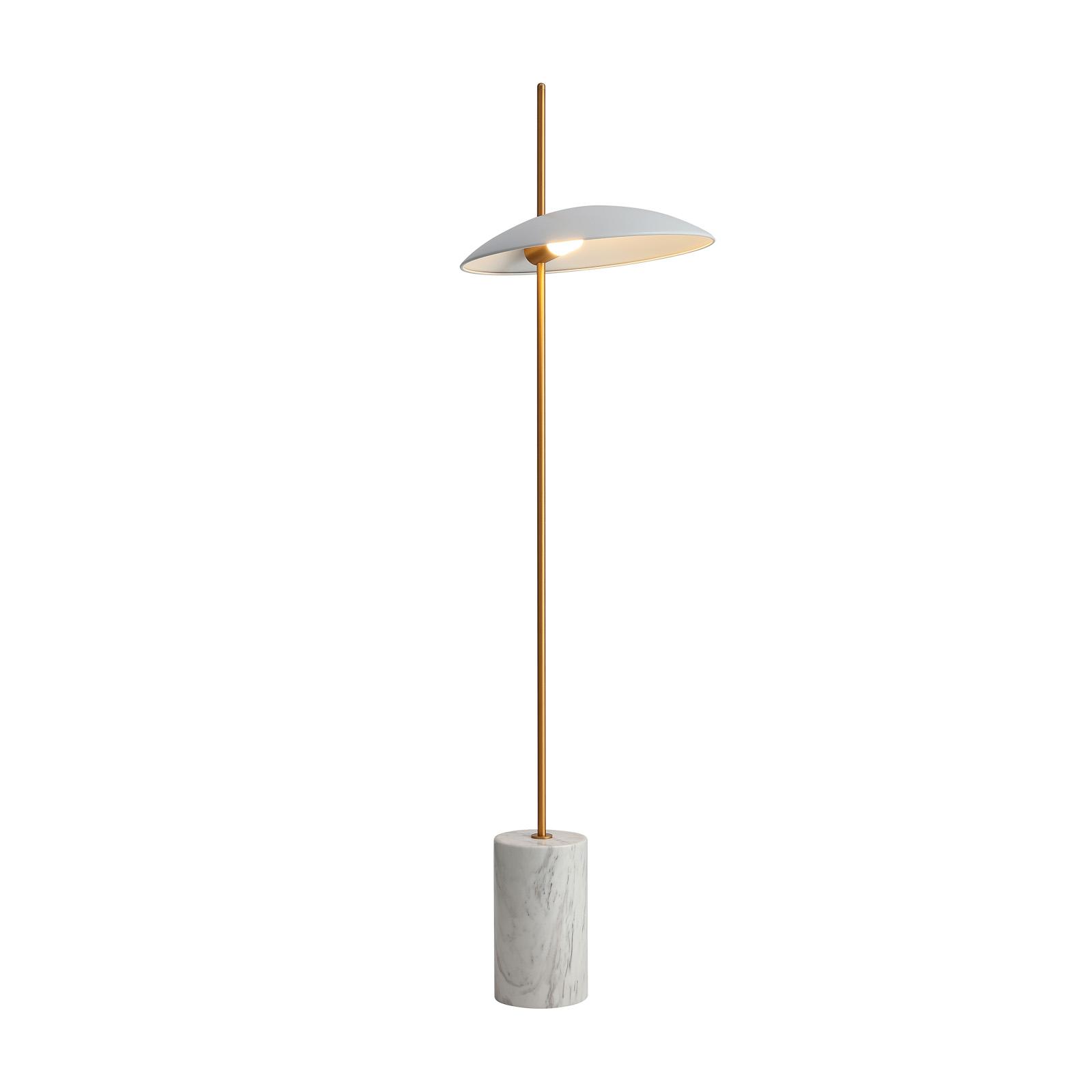 4W LED toršeras VILAI, baltos/aukso/marmuro sp., 3000K
