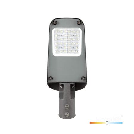 50W LED gatvės šviestuvas ULTIMATE STREET, pilkas, 4000K, IP66, dimeriuojamas
