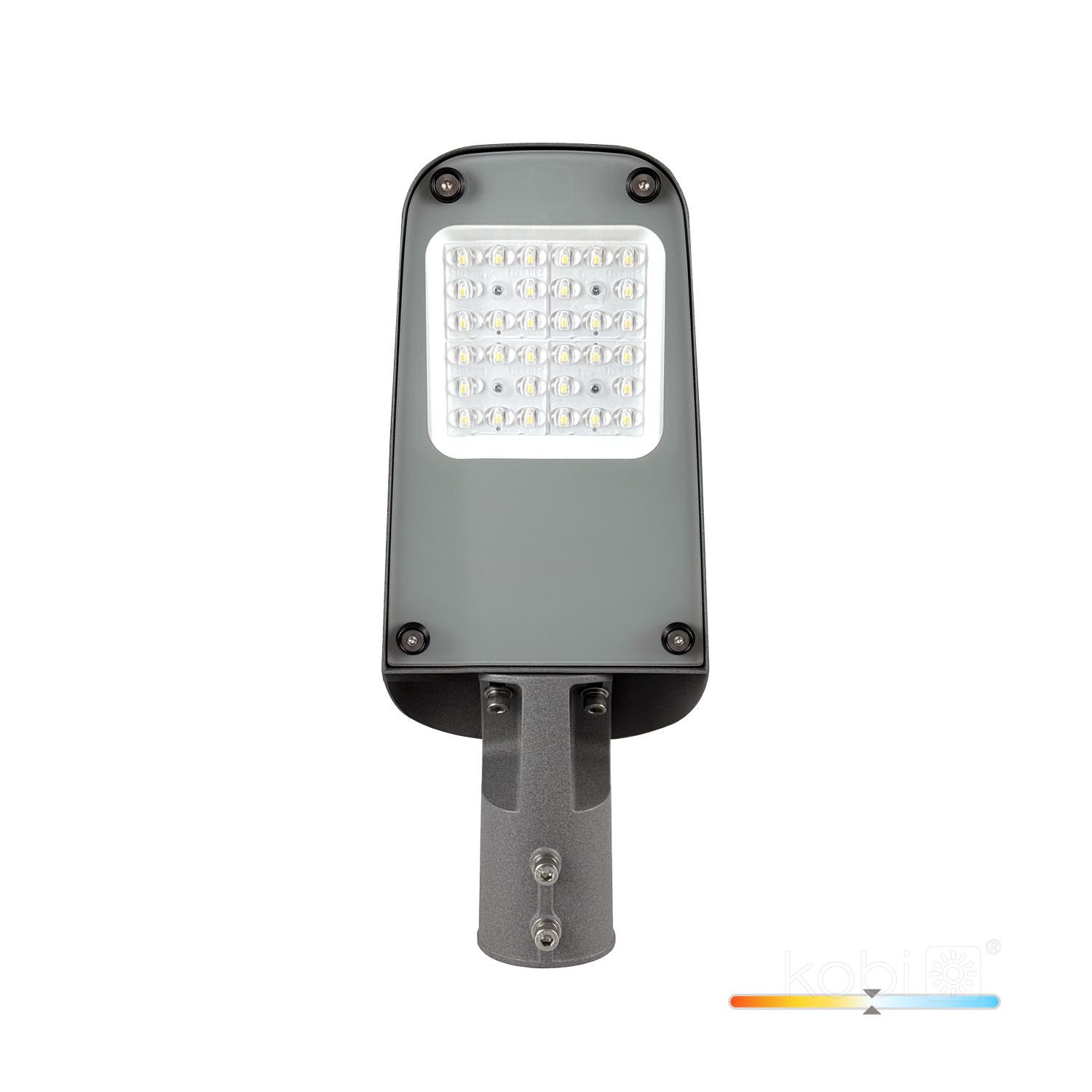 50W LED gatvės šviestuvas ULTIMATE STREET, pilkas, 4000K, IP66, dimeriuojamas
