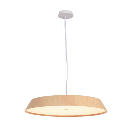 50W LED pakabinamas šviestuvas CORA, medžio/baltos sp., 2700/3000K, dimeriuojamas, C4015070OAKDT
