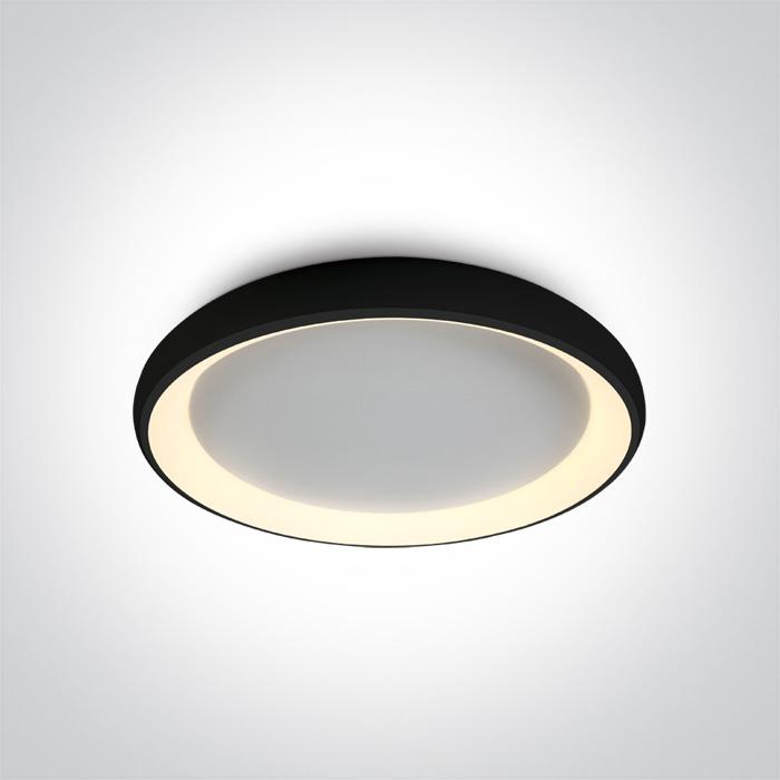 50W LED plafonas, juodas, 2700/3000/4000K, 120°, dimeriuojamas, 62144N/B/V