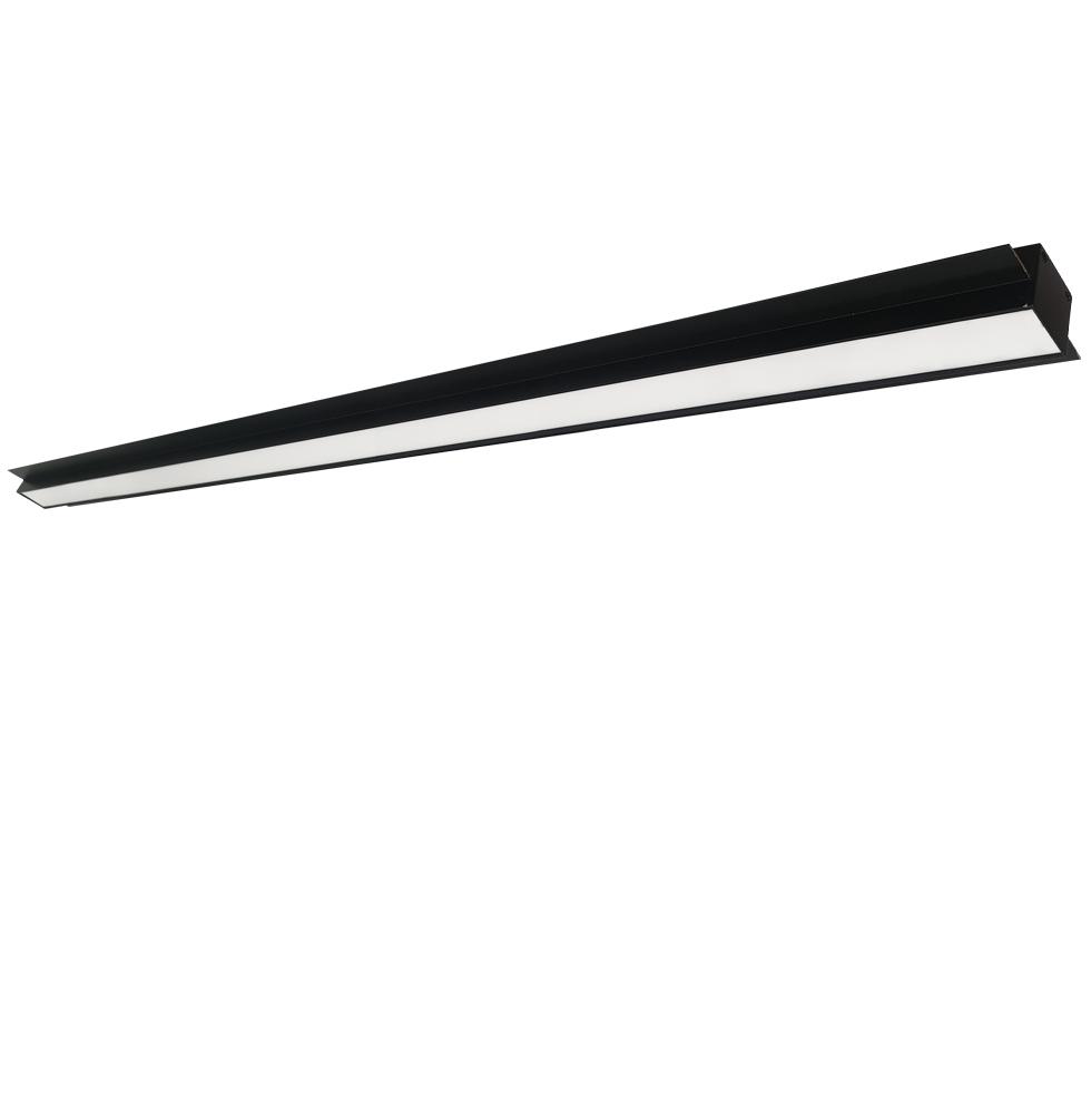 51W LED linijinis užglaistomas šviestuvas SASA, juodas, 4000K, 1980mm, 3917-04198-4-B-P-N