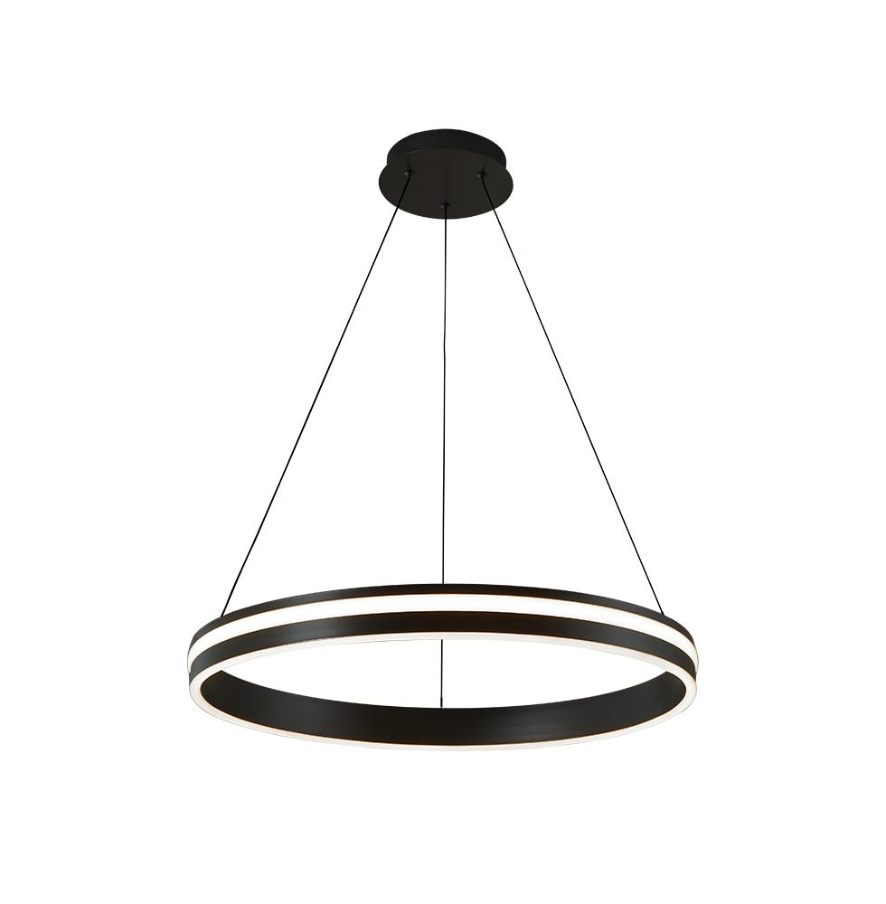 52W LED pakabinamas šviestuvas NESOS, juodas, 3000K, 4326000