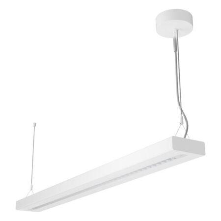 54/48/43/34W LED linijinis šviestuvas LINEAR INDIVILED DIRECT/INDIRECT 1200, baltas, 4000K, DALI2, su 3h avariniu moduliu
