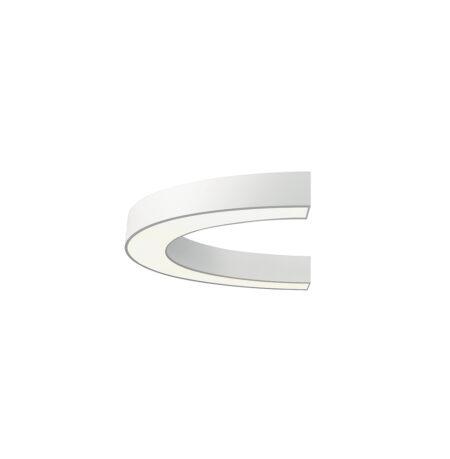58W LED lubinis šviestuvas SEMI, baltas, 3000K, 1500mm, 3918-0115-3-W-N