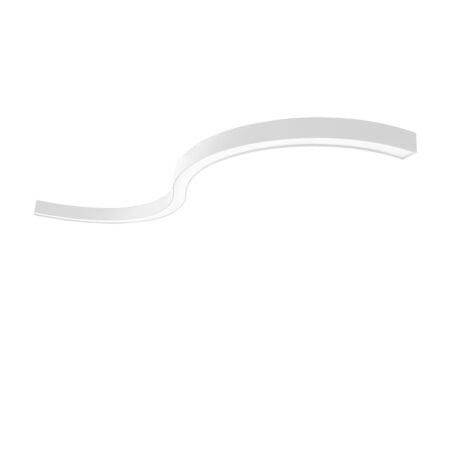 58W LED paviršinis šviestuvas SEMI S, baltas, 4000K, 2000mm, 3921-0120-4-W-N