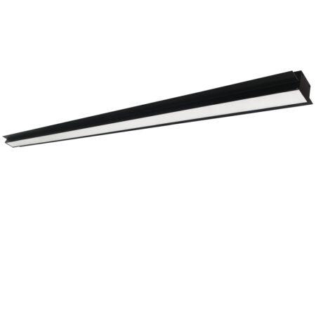 59W LED linijinis užglaistomas šviestuvas SASA, juodas, 3000K, 2260mm, DALI, 3917-04226-3-B-P-D3