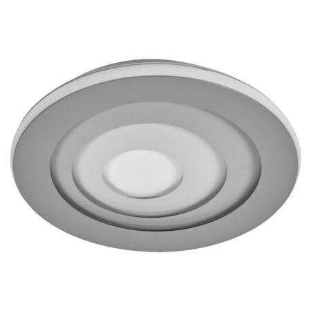 59W LED paviršinis šviestuvas ORBIS SPIRAL, pilkas, 3000K, dimeriuojamas
