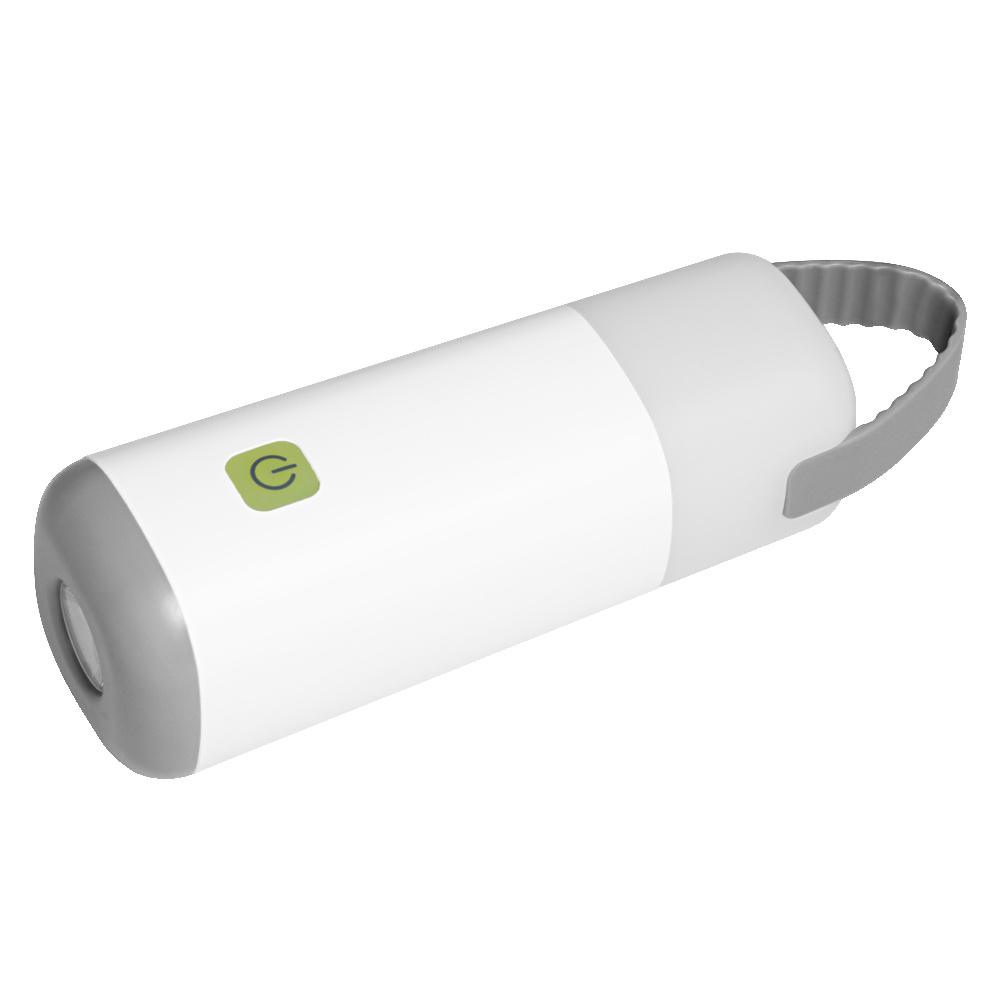 0,5W LED mobilus naktinis šviestuvas NIGHTLUX LANTERN, pilkos/baltos sp., 3000/4000K, su baterija