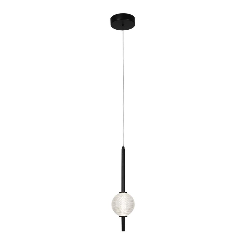 5W LED pakabinamas šviestuvas ABEONA, juodu korpusu, 4000K, 4330300