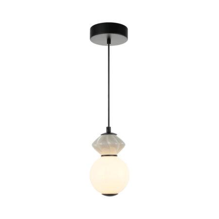 5W LED pakabinamas šviestuvas BALOS, juodos/baltos sp., 3000K