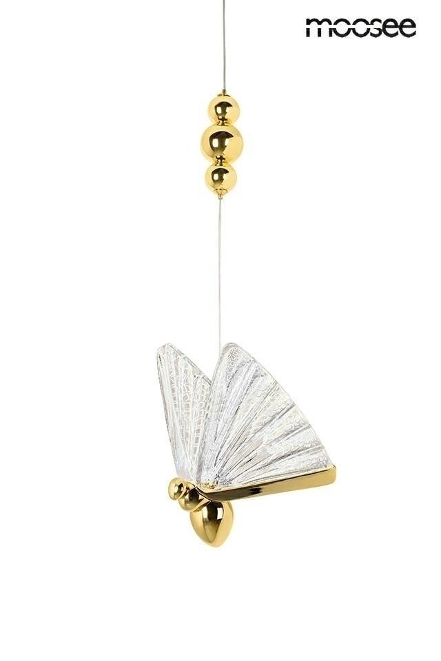 5W LED pakabinamas šviestuvas BUTTERFLY S, aukso sp., 3000K